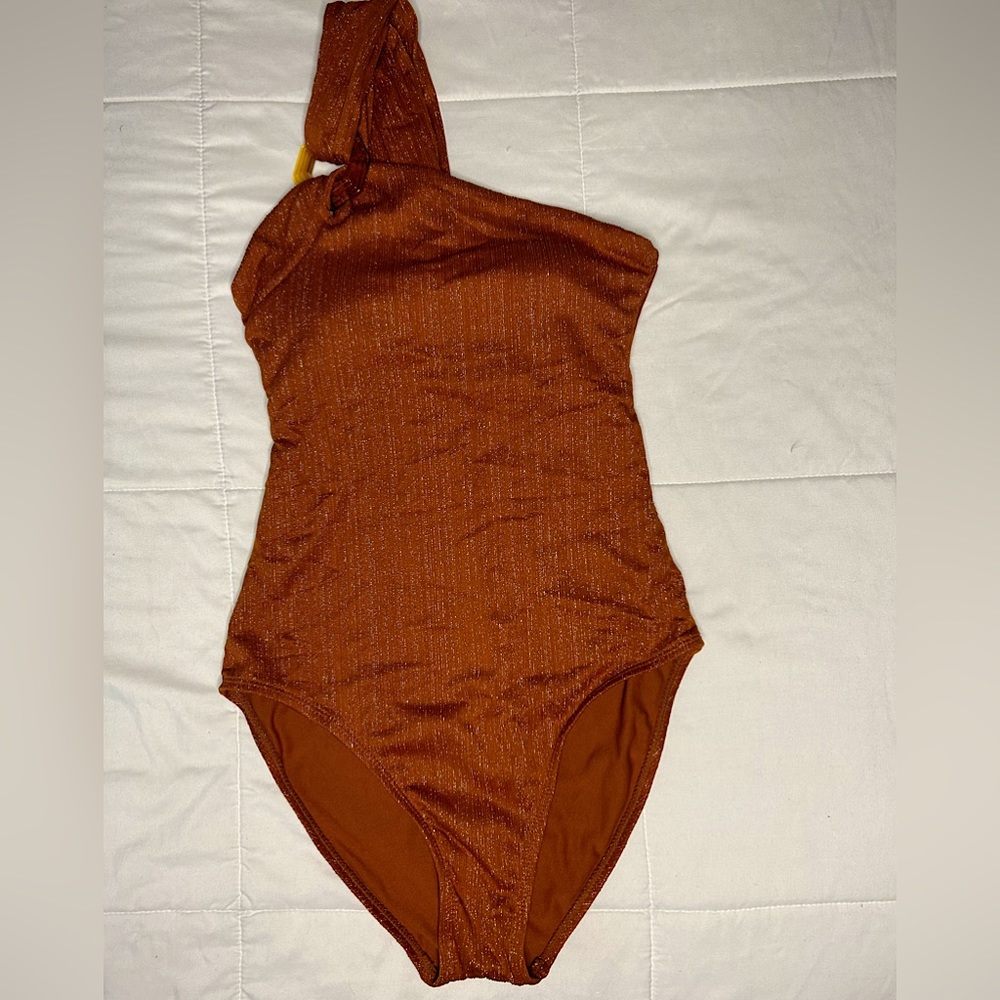 TIME AND TRU | Copper One Piece Bathing Suit | Size: S